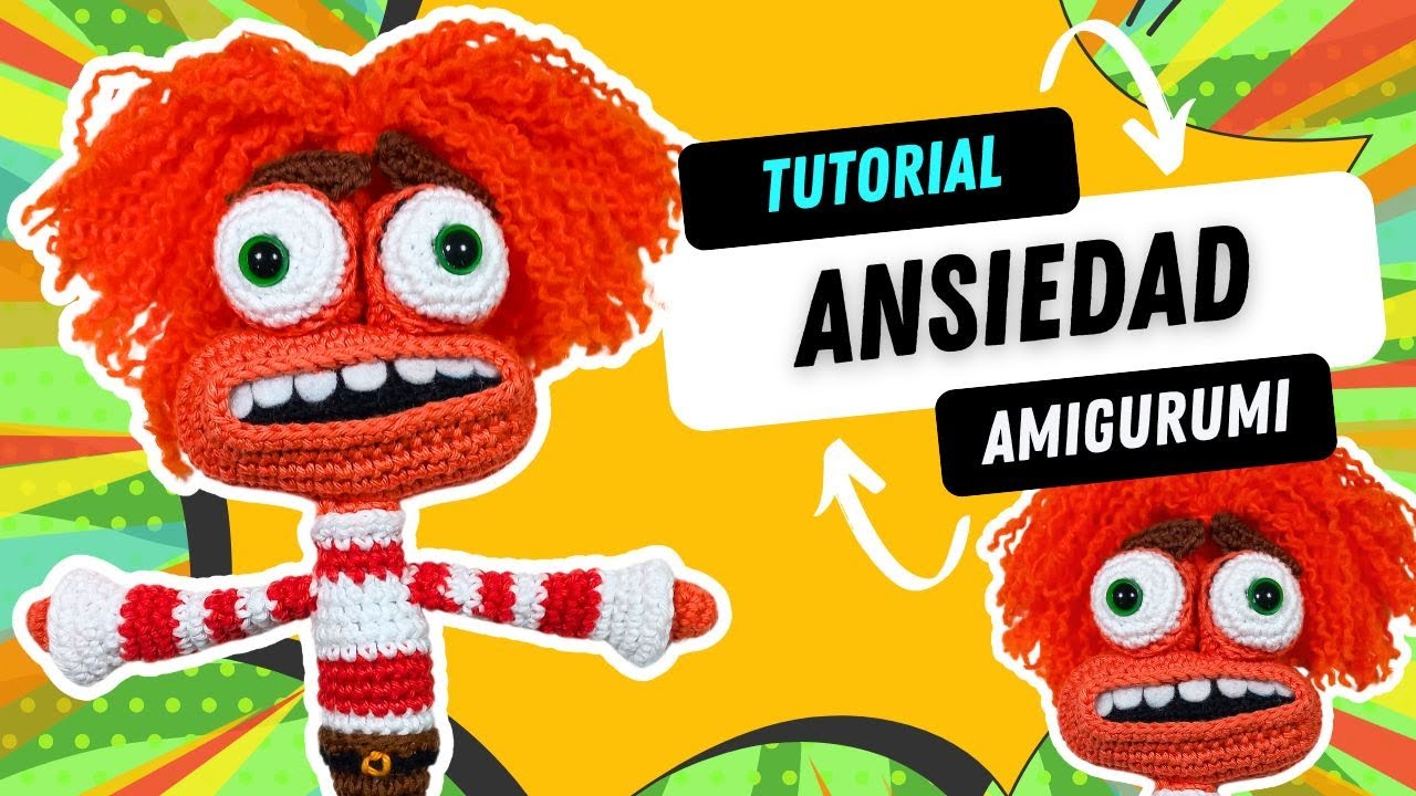 C&oacute;mo tejer a ANSIEDAD amigurumi TUTORIAL crochet paso a paso en espa&ntilde;ol #amigurumi #diy