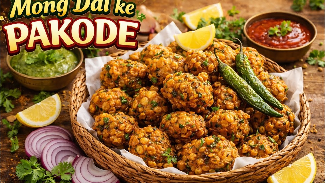 MONGDAL KE PAKODE KI RECIPE 😋 HOW MAKE TO MONGDAL PAKODE