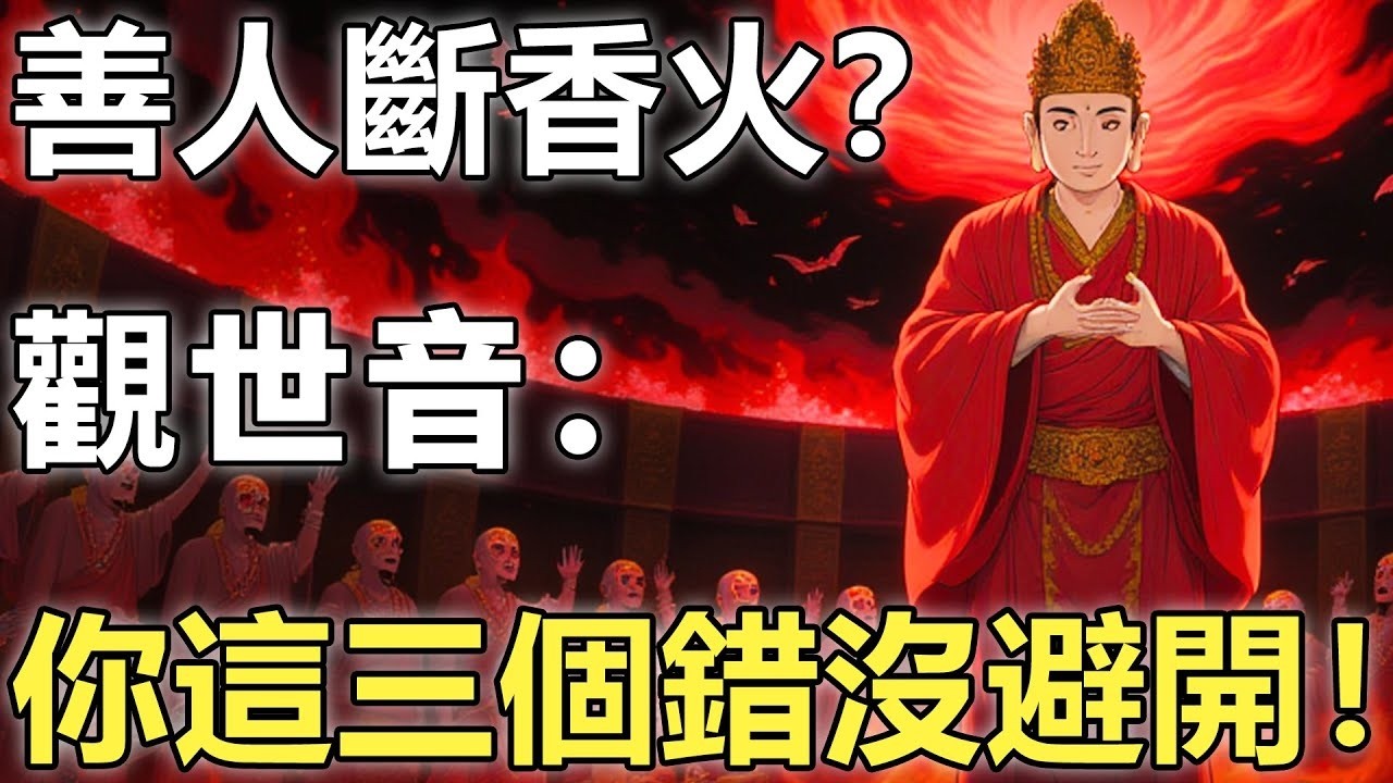 為何說善人斷香火，壞人卻人丁興旺？觀音：一個細節便知前世因果。【輪回｜因果｜佛學】