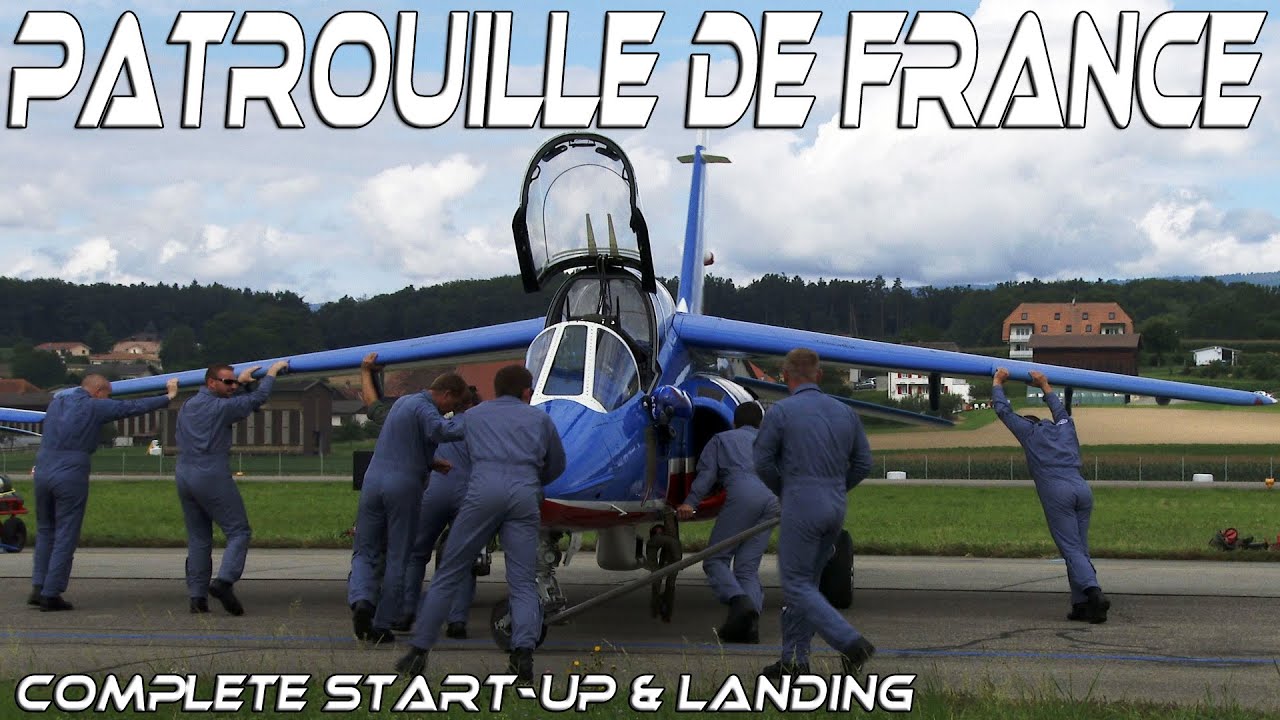 4K UHD Patrouille de France . Complete Start-up  & Landing . Airshow 2025