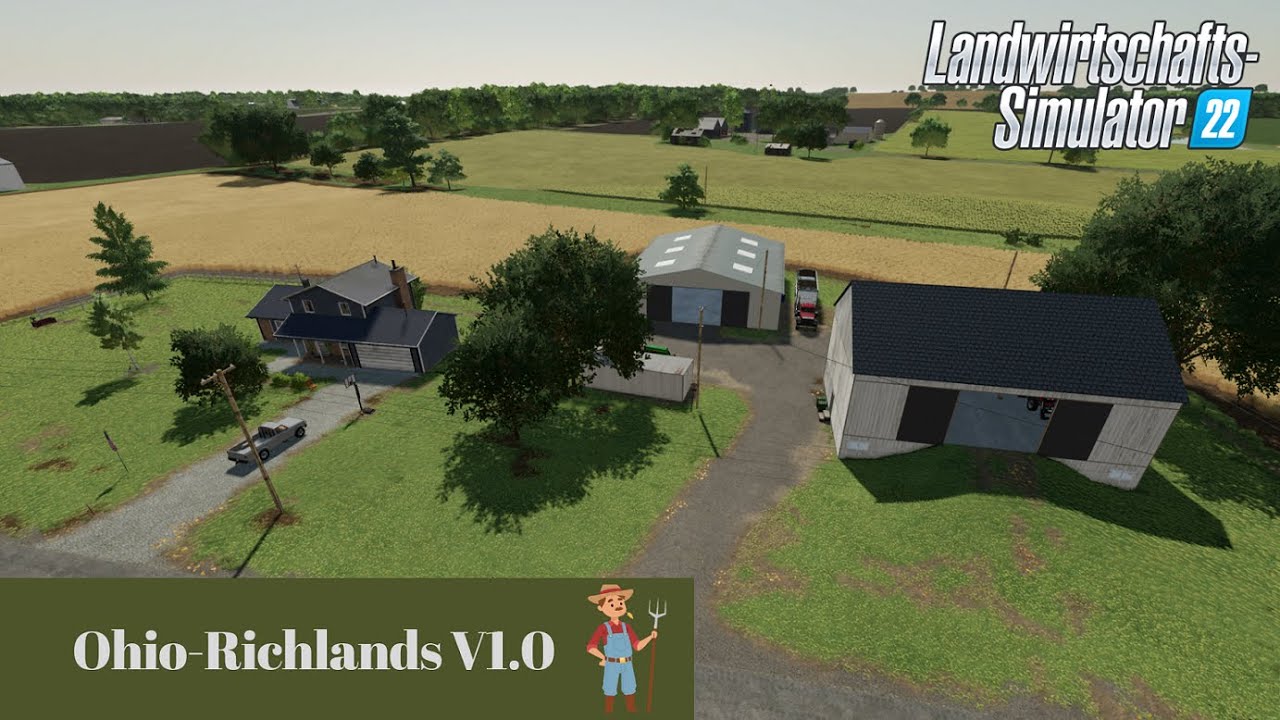 LS22 Mapvorstellung II Ohio Richlands V1.0 (PC/MAC, PS4, PS5, XB1, XBS)