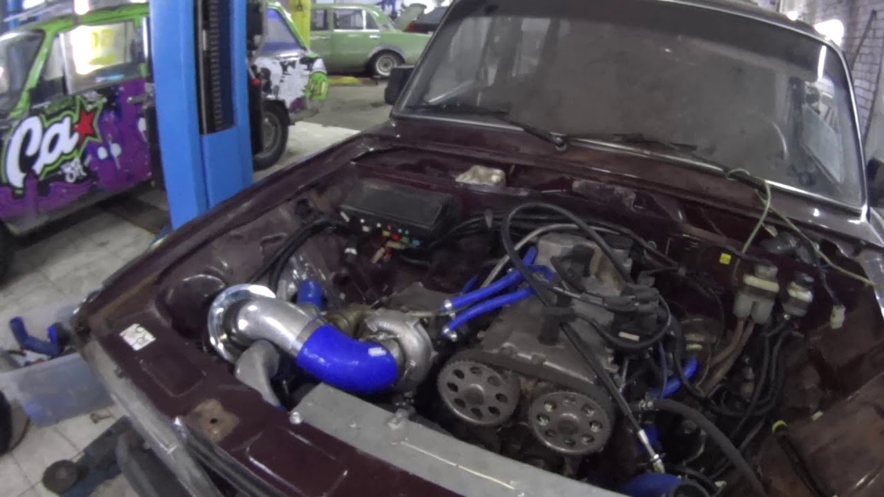 ВАЗ 2105 турбо vf38 tvin skroll 0.5 boost