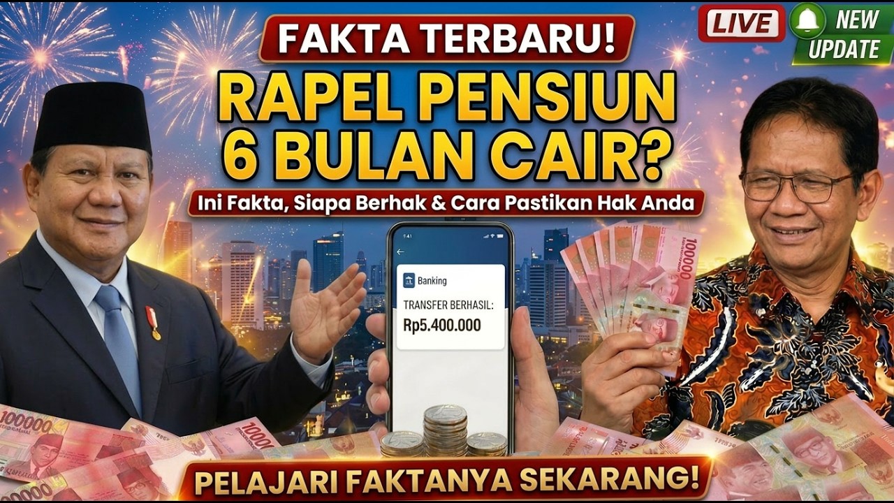 Rapel Pensiun 6 Bulan Cair? Ini Fakta, Siapa Berhak & Cara Pastikan Hak Anda