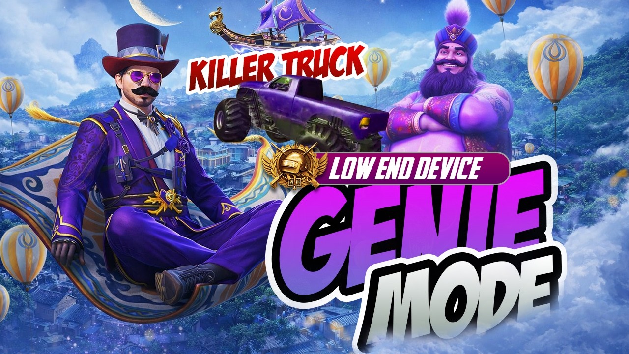 GENIE MODE | RANK PUSH #pubg #lowenddevice #genie  #rankpush #newmodepubg #pubgmobile #pubgpakistan