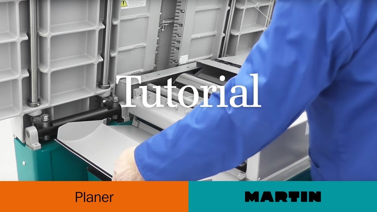 Tutorial: Wechsel von Abricht- auf Dickenhobelbetrieb bei TP300