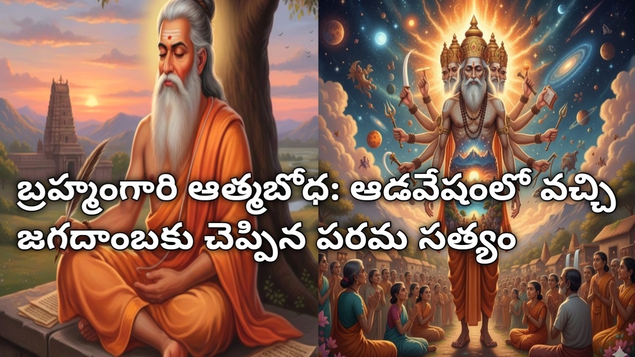 బ్రహ్మంగారి ఆత్మబోధ: జగదాంబకు చెప్పిన పరమ సత్యం | Atma Bodha