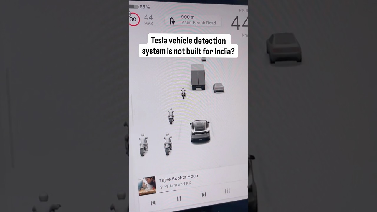 VEHICLE DETECTION SYSTEM on TESLA MODEL Y!