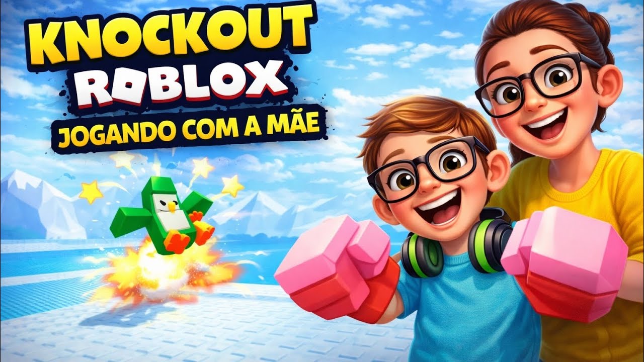 DERRUBEI TODO MUNDO no Knockout Roblox 😂