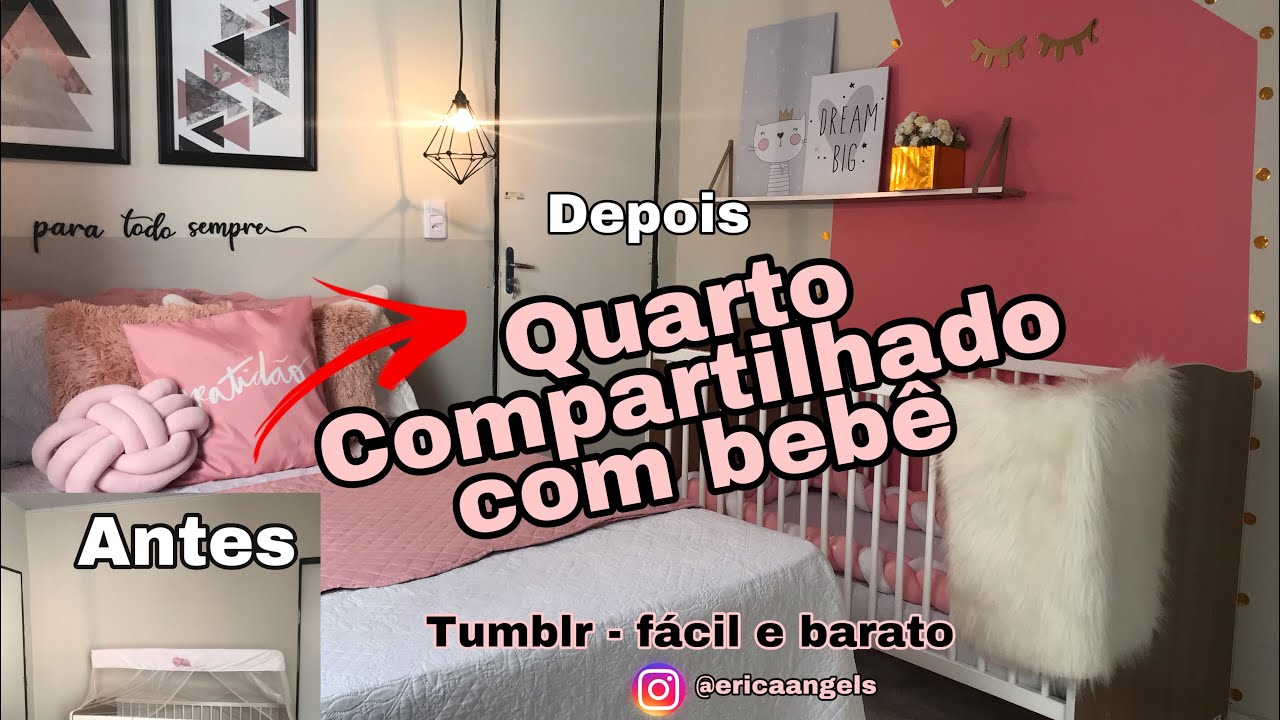 COMO FAZER QUARTO COMPARTILHADO COM BEBÊ - Tumblr/ Fácil e gastando pouco