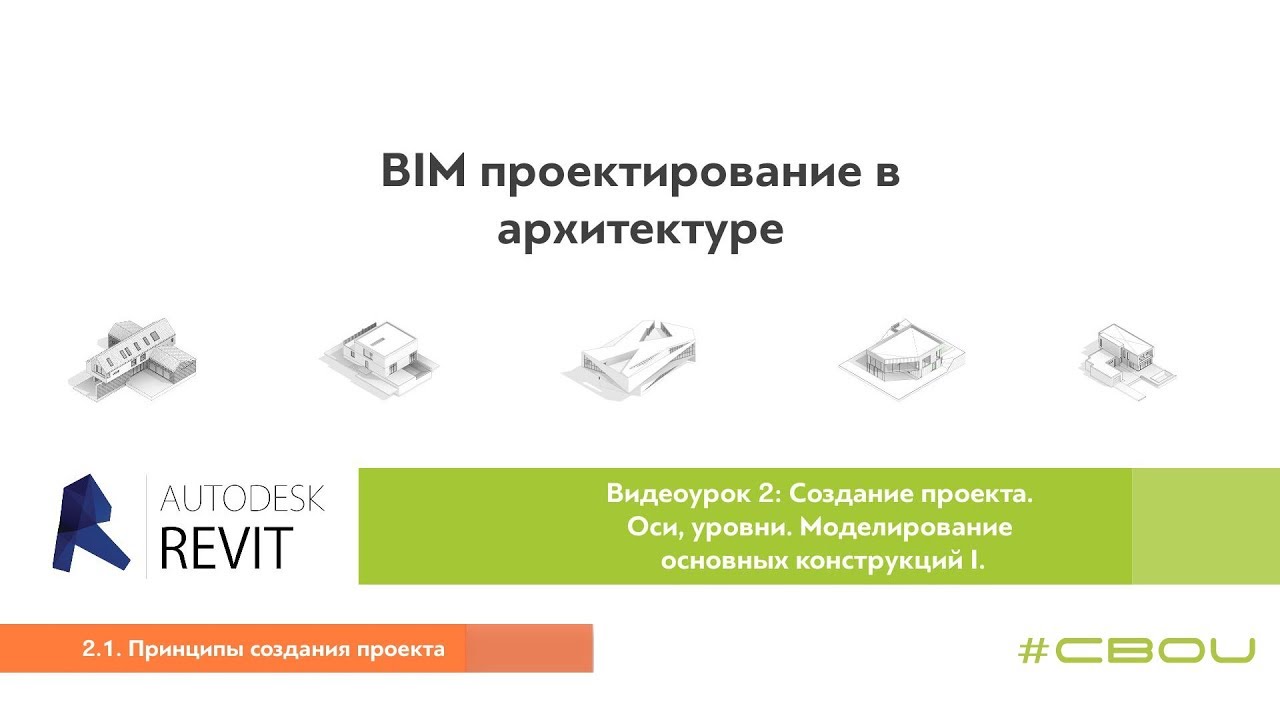 Лекция 2.1. Принципы создания проекта (Revit_#СВОИ)