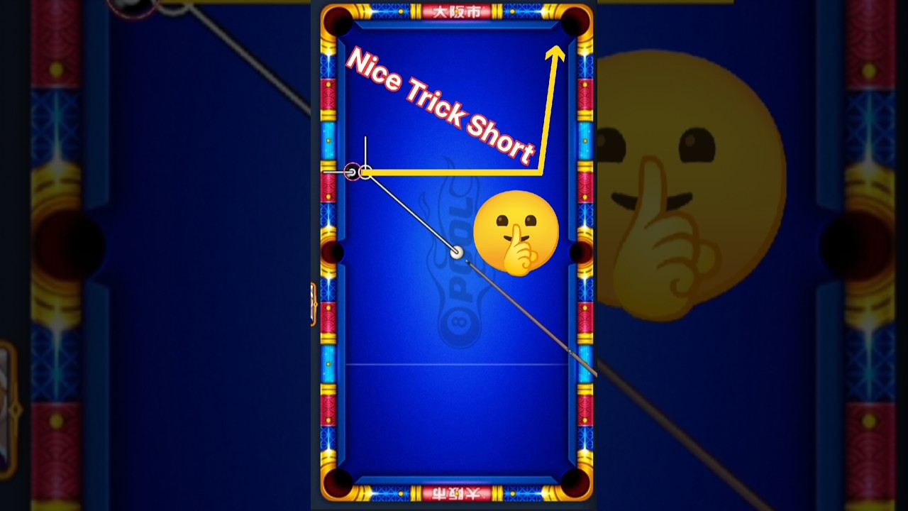 Nice Trick Shot 😱 | Secret Angle Trick in 8 Ball Pool 🔥 