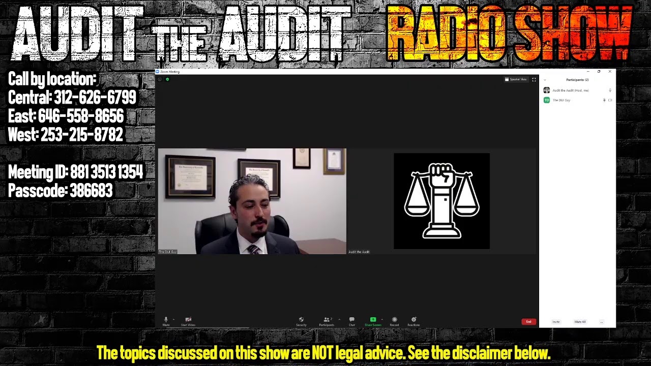 DUI Attorney Answers Common Questions - AtA Radio Show - Episode 3 The DUI Guy