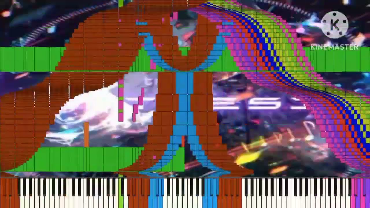 Synthesia: tn-shi - Synthesis. | IMPOSSIBLE PIANO [Black MIDI]