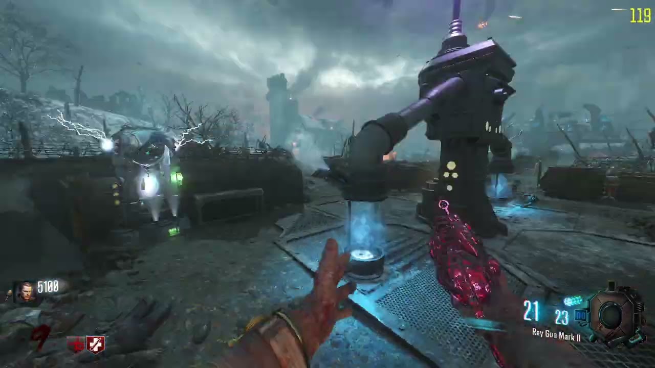 1 box hit and 1 wall weapon on all treyarch maps (Bo3 origins)