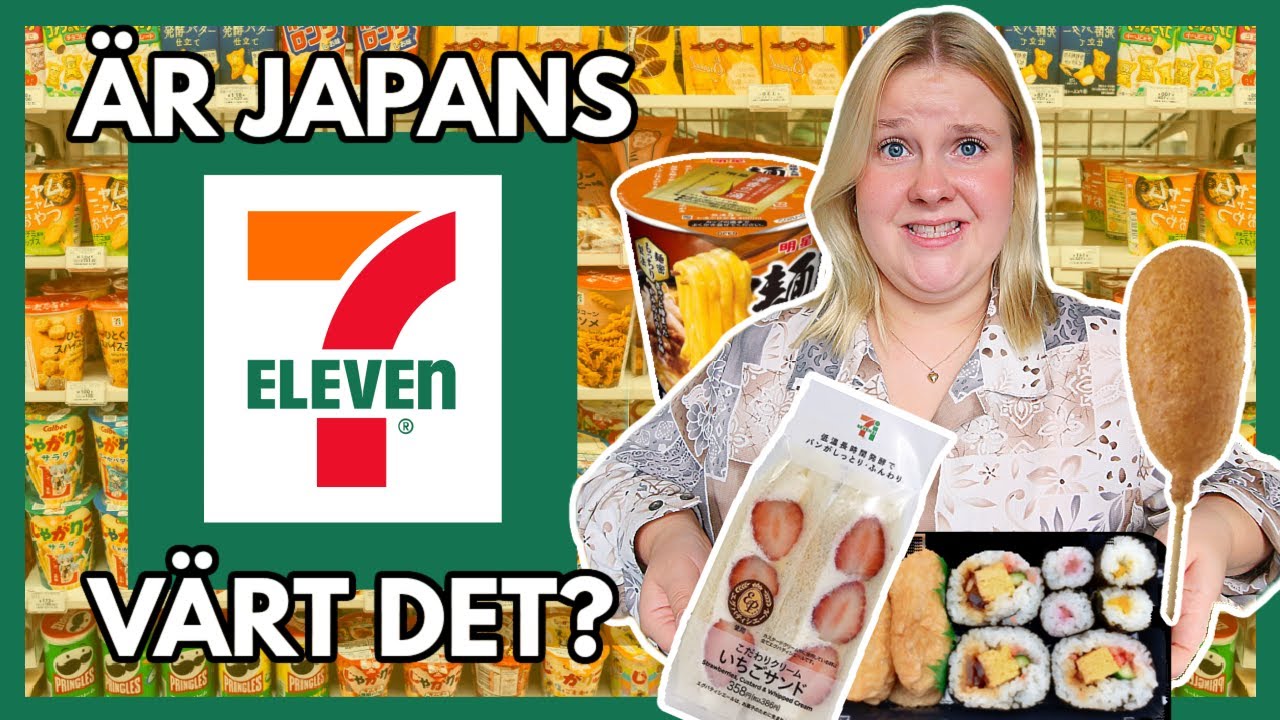 &Auml;ter bara p&aring; japanska 7-Eleven i 24 timmar
