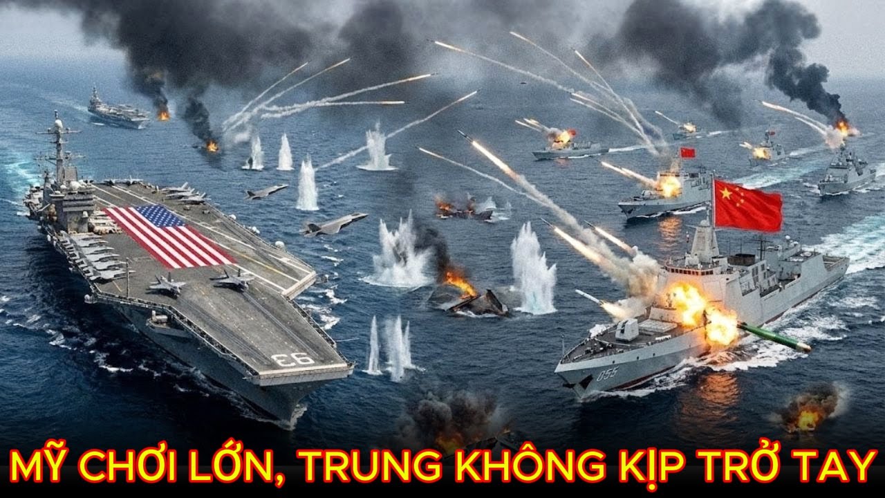 MỸ Đánh Trực Diện TRUNG QUỐC – Trong 72 giờ eo biển Đài Loan Rực Lửa