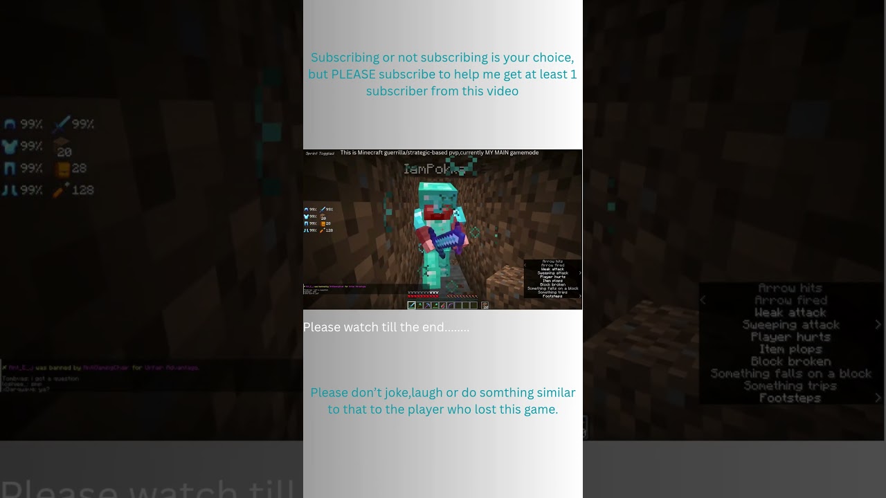 Minecraft PVP video (2416th pvp video clip) (v1.21.11）