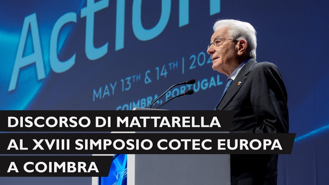 Intervento del Presidente Mattarella alla sessione di chiusura del simposio COTEC