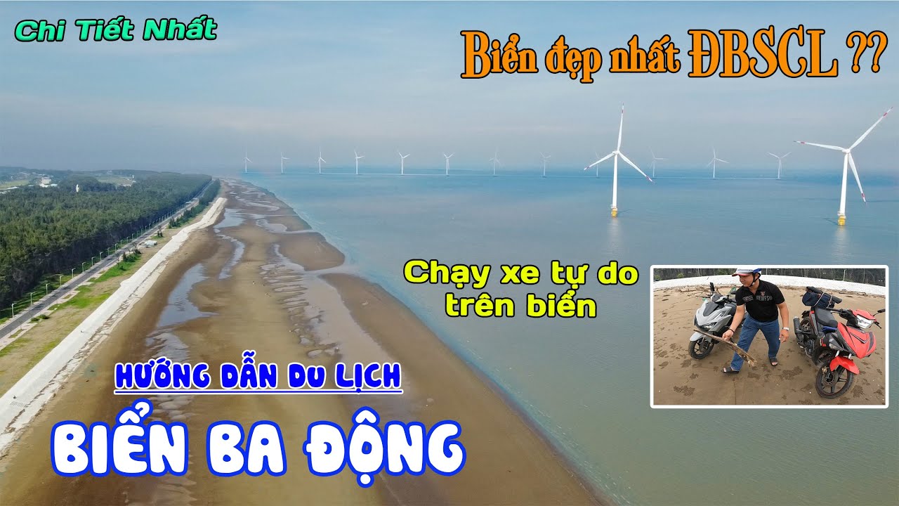 Du lịch Biển Ba Động Trà Vinh | Khám Phá Chi Tiết Đường Ven Biển Tuyệt Đẹp Và Đồ Ăn Tại BIỂN BA ĐỘNG