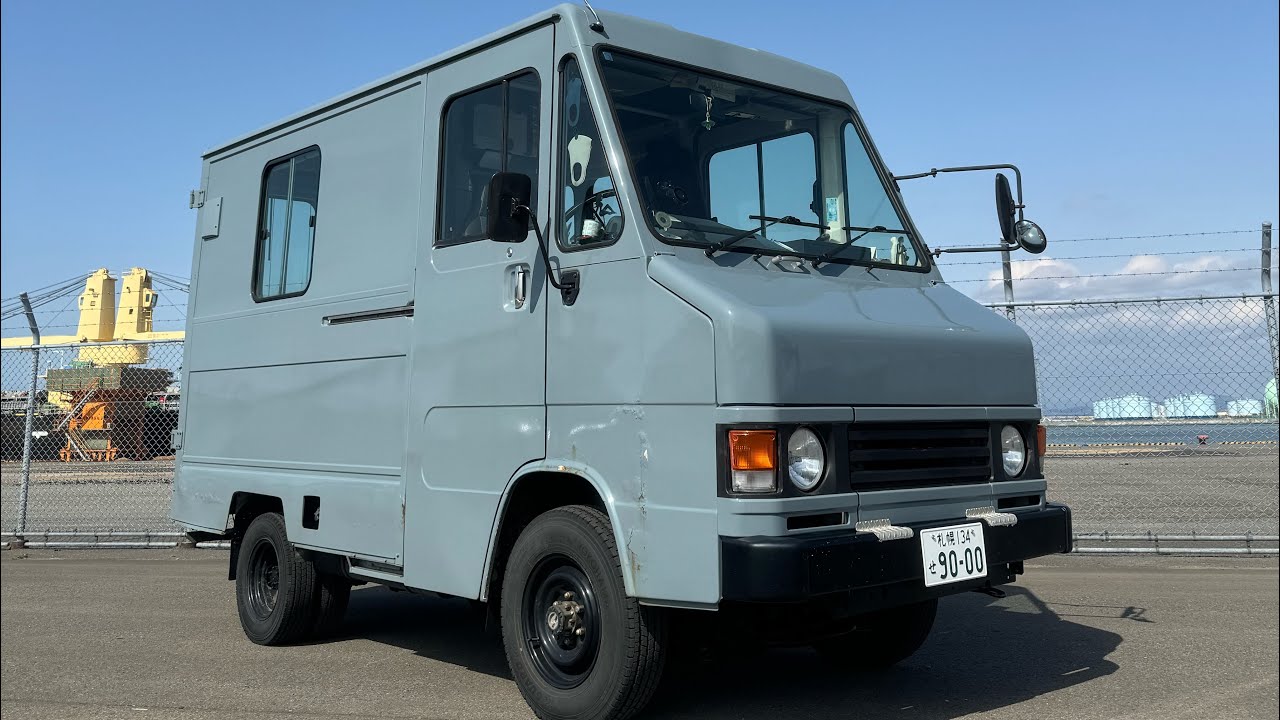 トヨタ　クイックデリバリー　始動動画　コラムマニュアル　4WD
