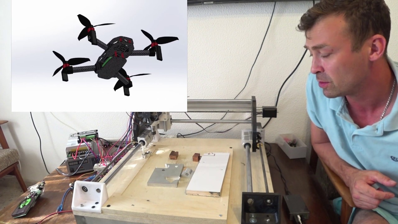 НОВЫЙ ЧПУ НА 3D принтере обработка алюминия.