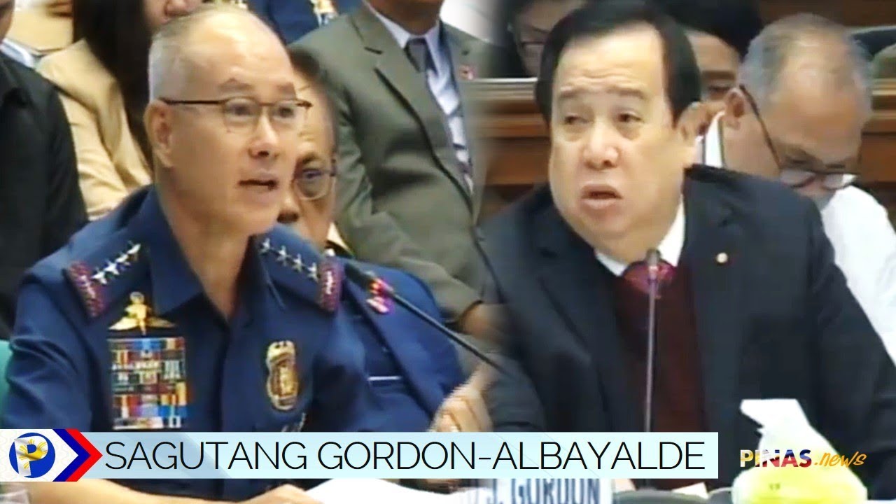 MAINIT na sagutan ni Albayalde at Gordon sa Senate Hearing