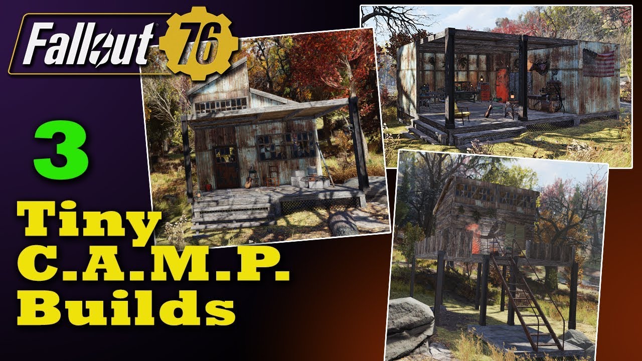 Fallout 76 C.A.M.P. Build: Three Tiny, Easy to Move Camps