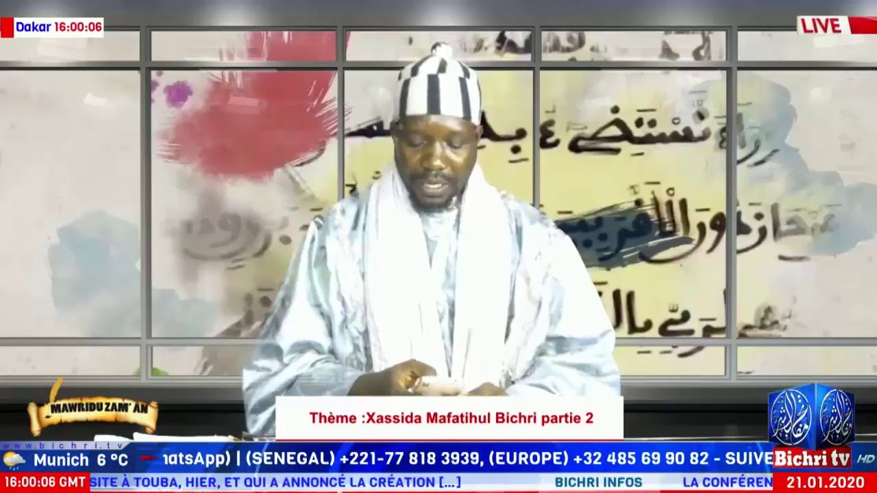 LIVE | Mawridu Zam'an | Thème : Xaasida Mafatihul Bichri partie 2