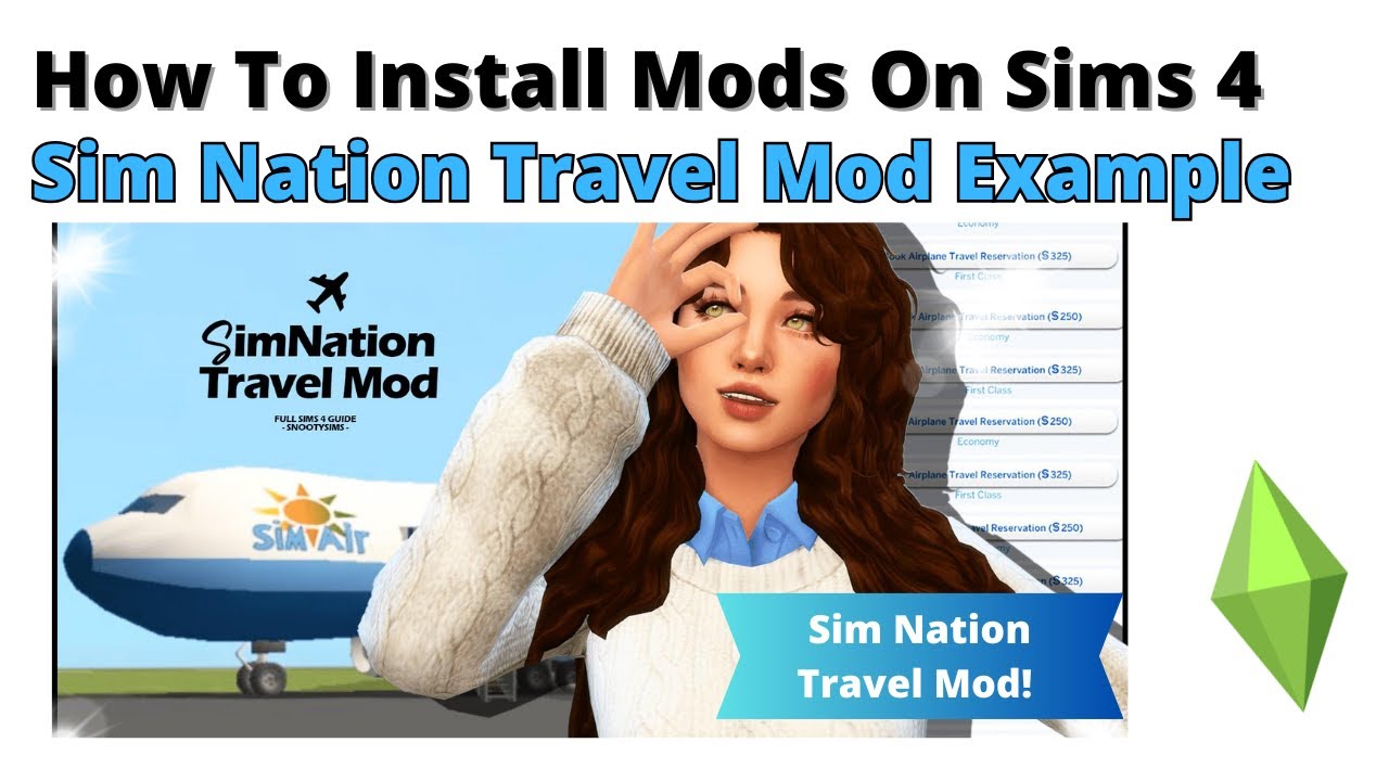 How To Install Sim Nation Travel Mod For Sims 4 | 2023