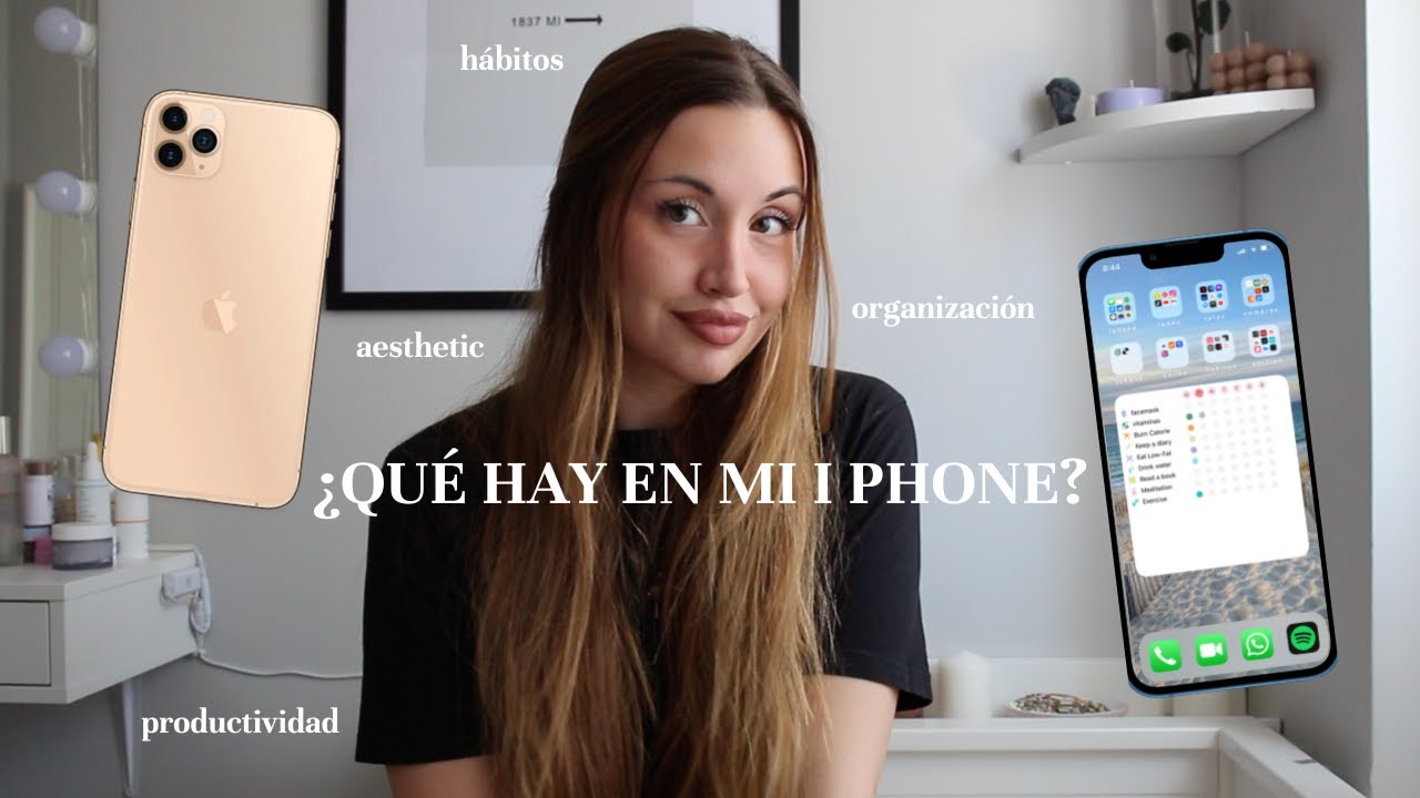 ¿QUÉ HAY EN MI I PHONE? *actualizado* | hábitos, aesthetic, productividad, organización....