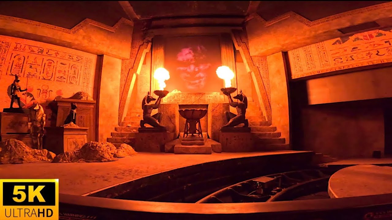 Revenge Of The Mummy POV 5K Movie Based Launch Coaster Universal Studios Orlando,FL