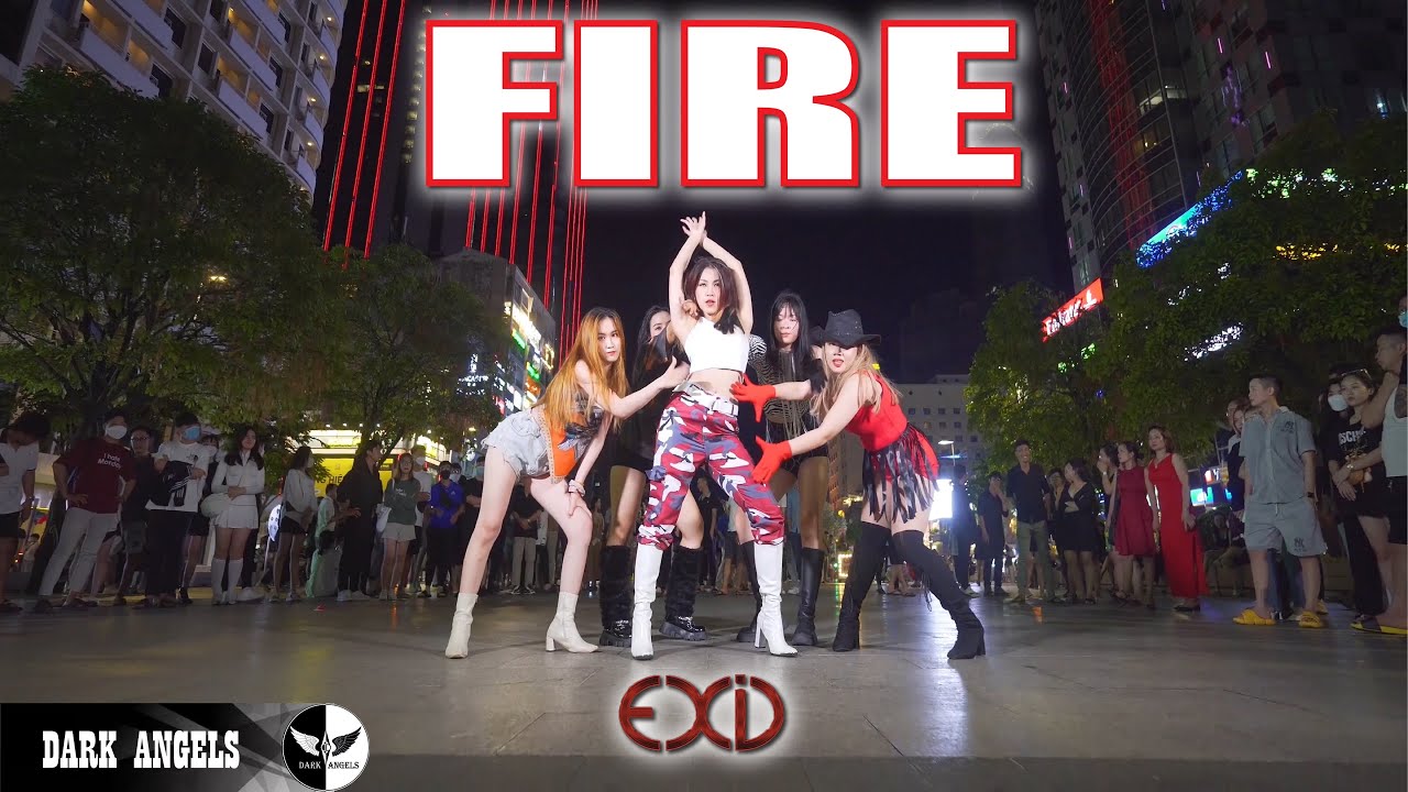 [Kpop In Public - 1TAKE] EXID (이엑스아이디) - 'FIRE' 불이나 Dance Cover | DARK ANGELS | Vietnam