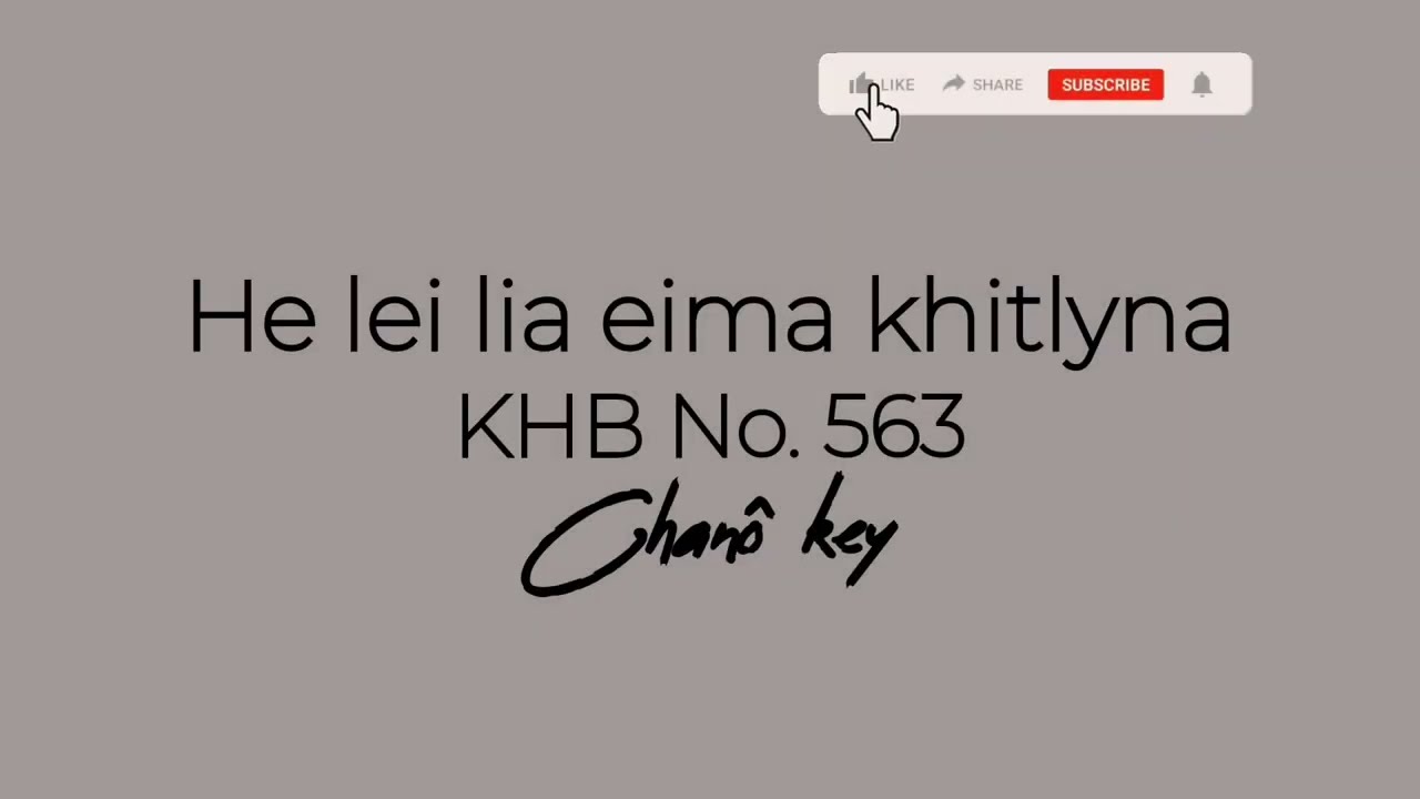 He lei lia eima khitlyna||Mara Gospel Karaoke