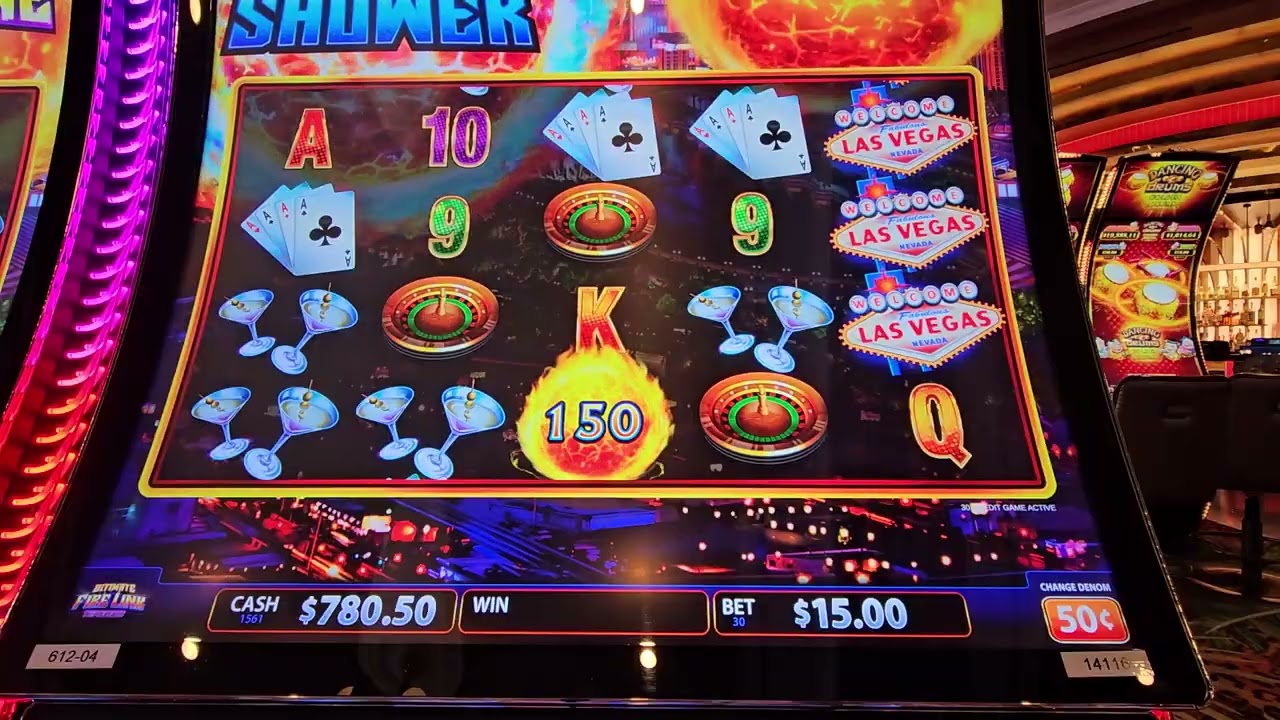 🔥 Возмутительная сессия на игровом автомате Fire Link Triple Nova Desert Nights в центре Лас-Вега...
