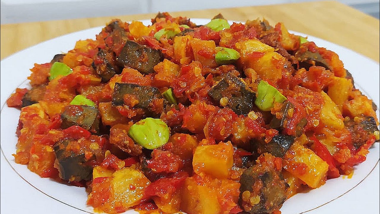 SAMBAL GORENG KENTANG ATI SAPI PETE || nikmatnya bikin nagih ||