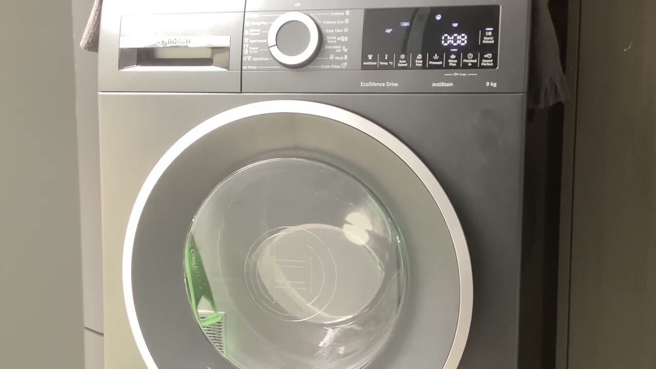 Bosch Serie 6 WGG2449RAU/01 - 3rd interm spin at 800rpm