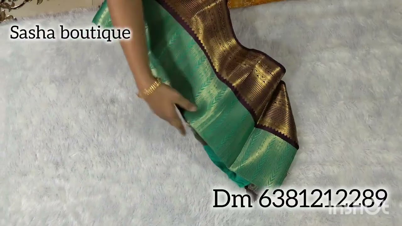 🪴Banarasi soft katan silk saree with blouse🪴@Sashaboutique2024 