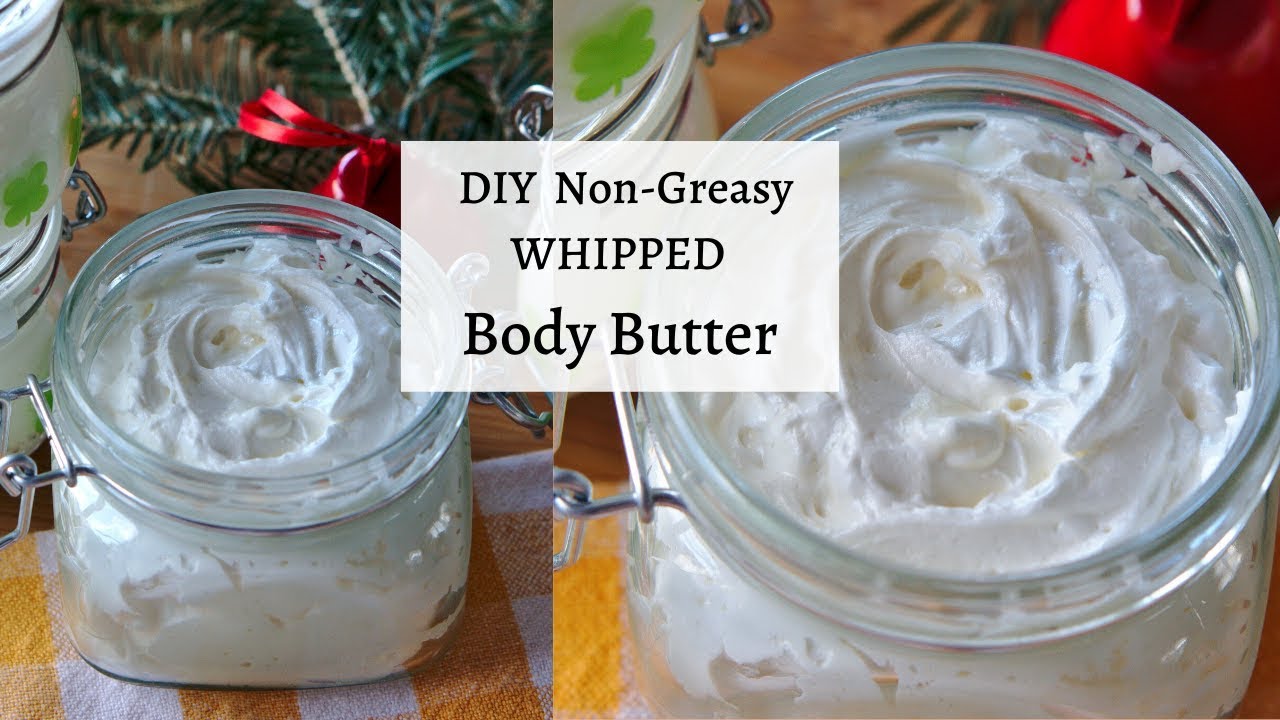 How to make Non-Greasy Whipped Lavender Body Butter