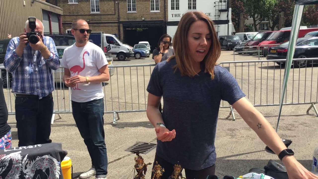 Melanie C at the Celebrity Car Boot Sale @ Brick Lane Market