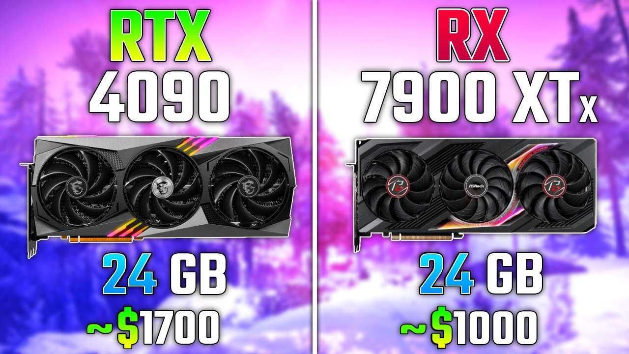 RTX 4090 vs RX 7900 XTX | Test in 7 Games