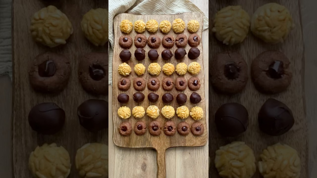 Panellets | De piñones y de chocolate | Recetas | The Blondie Kitchen