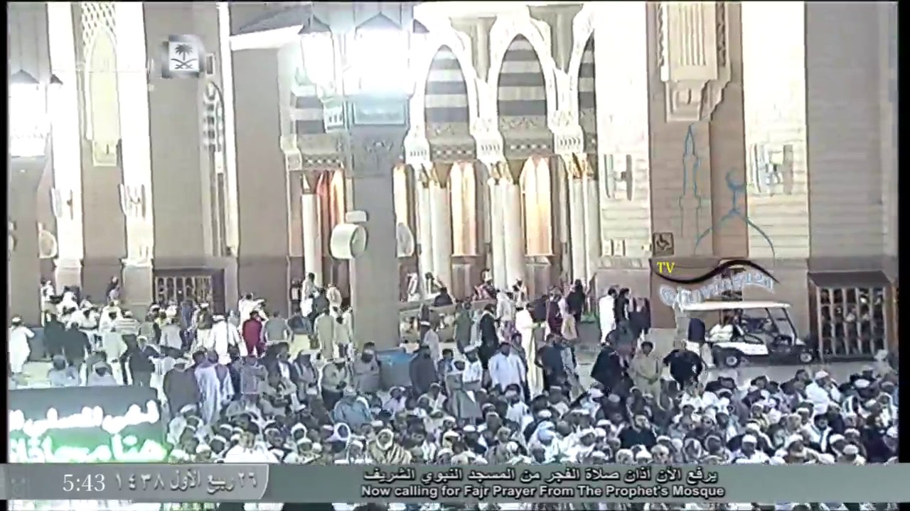 أذان الفجر الاحد 26-3-1438 للمؤذن فيصل نعمان