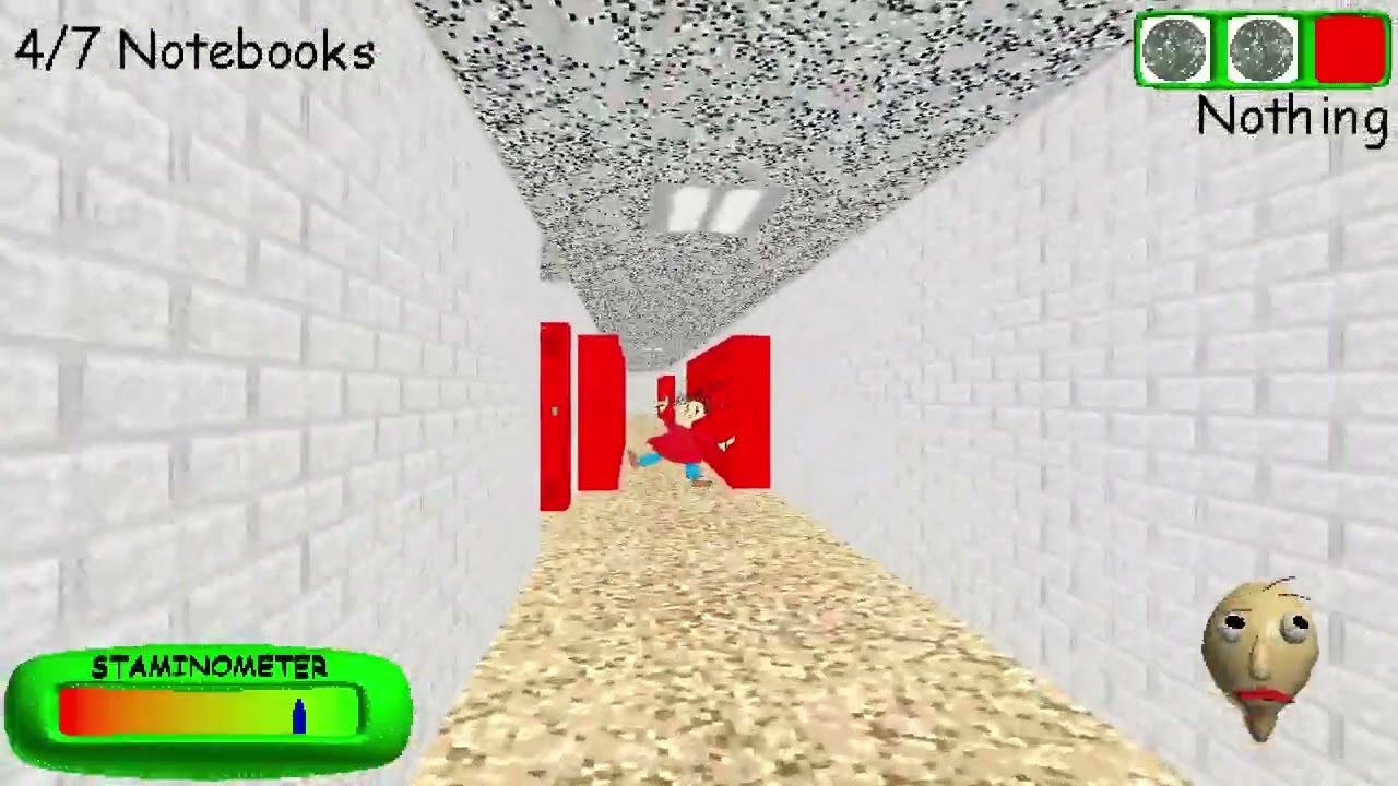 I played BALDI'S BASICS!