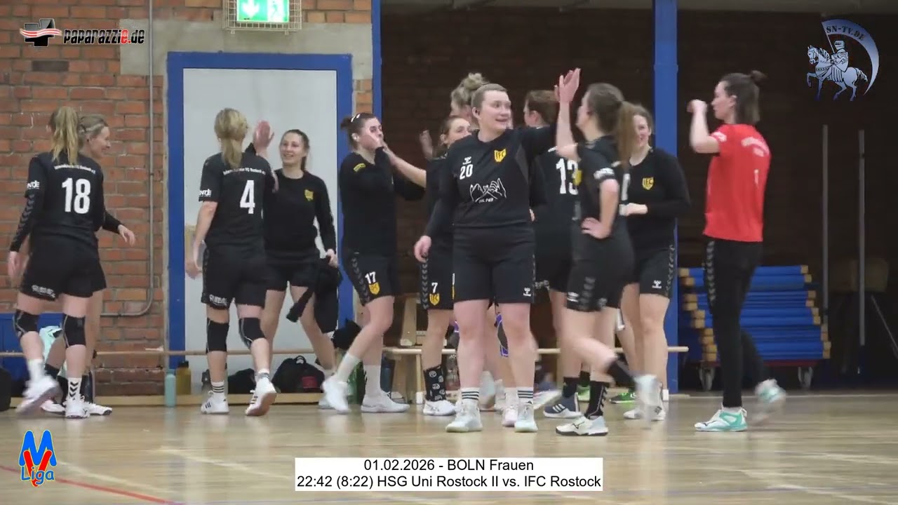 22:42 (8:22) HSG Uni Rostock II vs. IFC Rostock - 01.02.2026