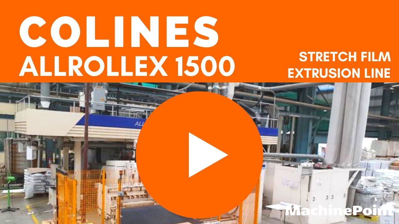 COLINES AllrollEx 1500 Stretch film extrusion line | COLINES Machines