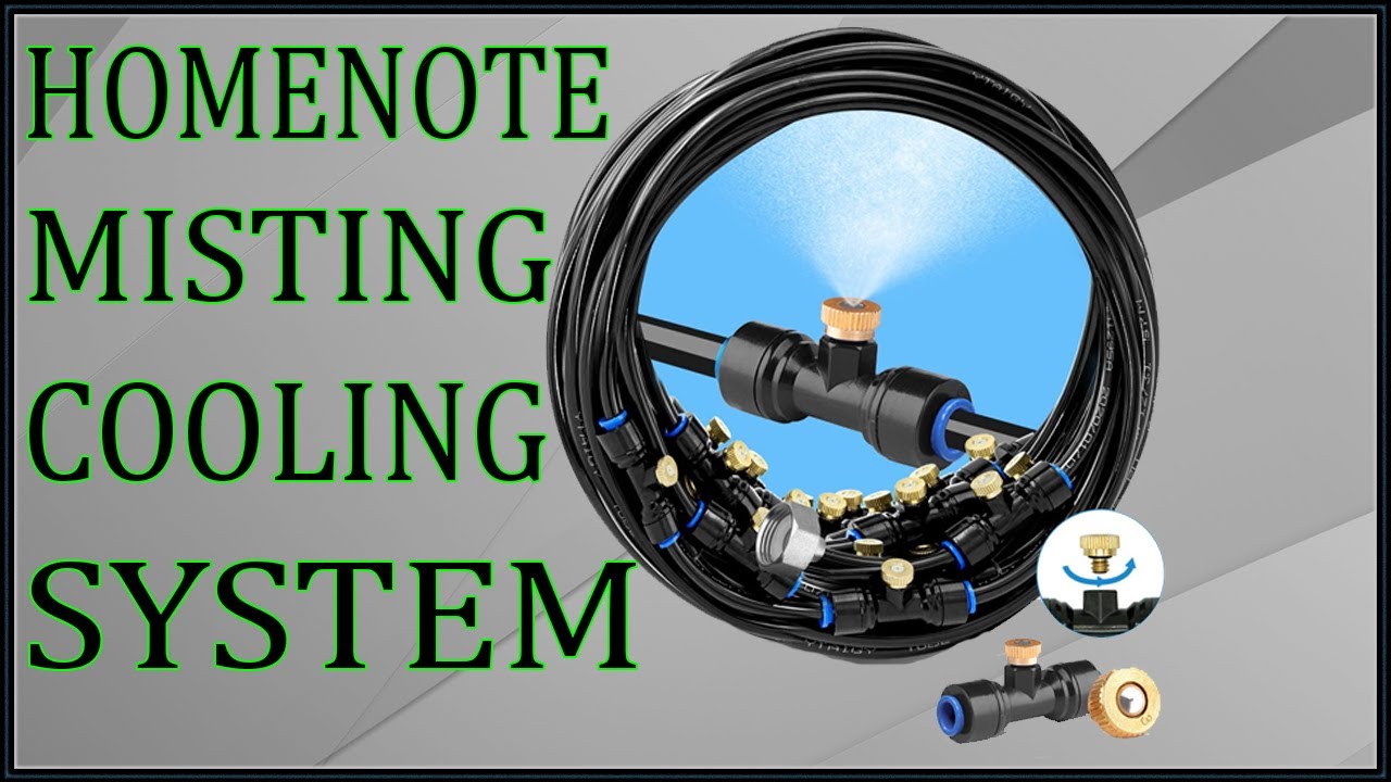 HOMENOTE Misting Cooling System from Amazon | Unboxing and Review