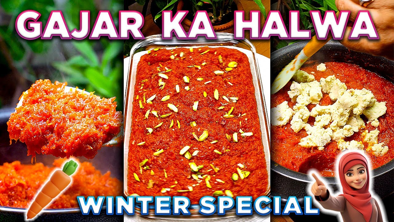 Gajar Ka Halwa | Winter Special Recipe Gajar Ka Halwa 😋 #ammikekhane