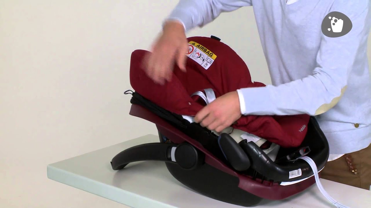 Maxi-Cosi Pebble | How to remove and replace the cover