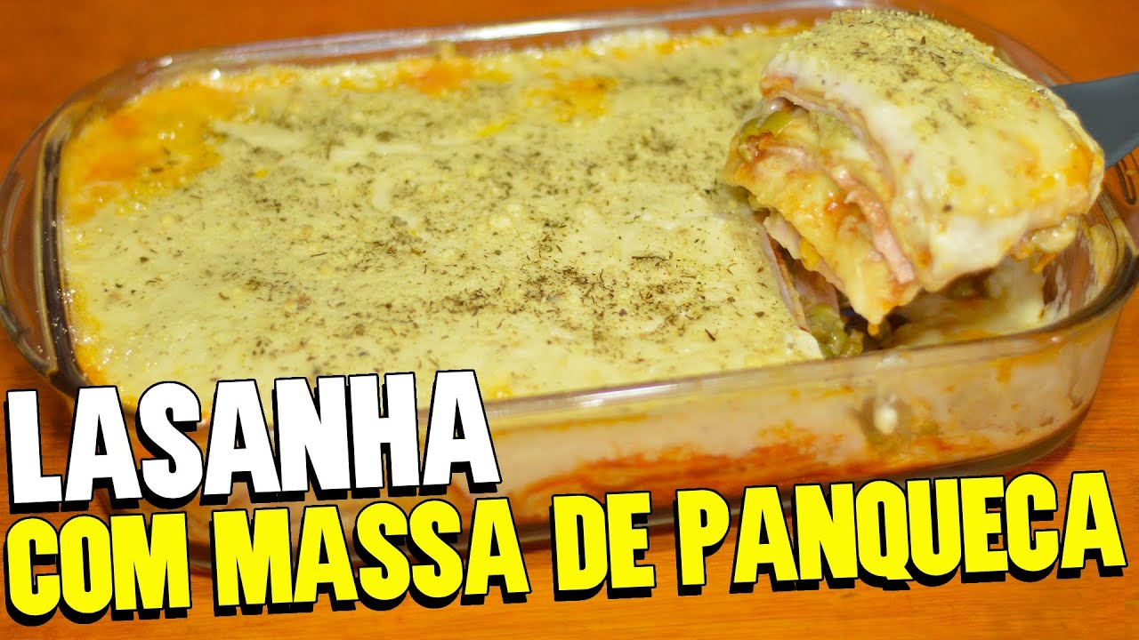 LASANHA COM MASSA DE PANQUECA AO MOLHO BRANCO | RECEITA SIMPLES