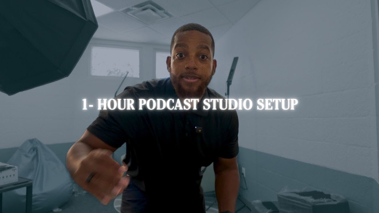 I set up a podcast studio in one hour! 